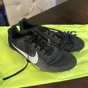 Nike Black and White Track Shoes